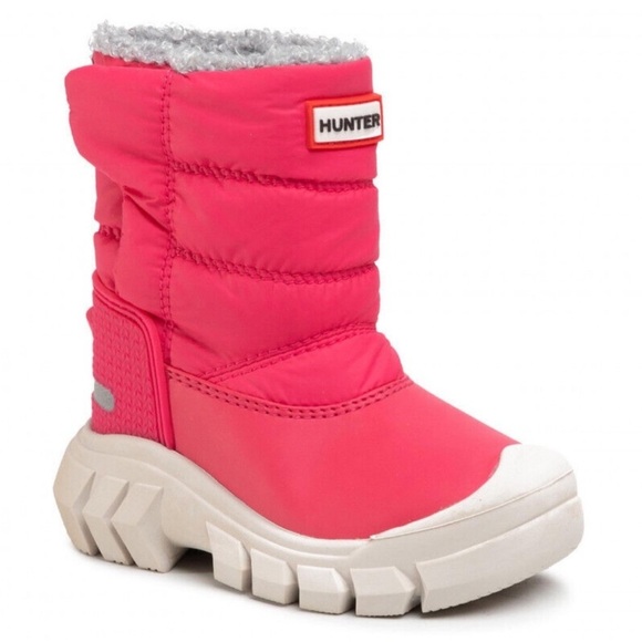 Hunter Insulated Intrepid Pink Waterproof Snow Boots size UK 3 US 4 - Picture 15 of 16